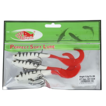 Рыбка оснащенная SKYFISH "DAY" 12 см, цвет: 086#